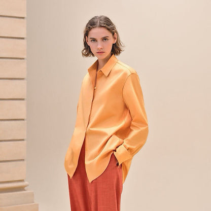 h 25ss jacquard buttons shirt