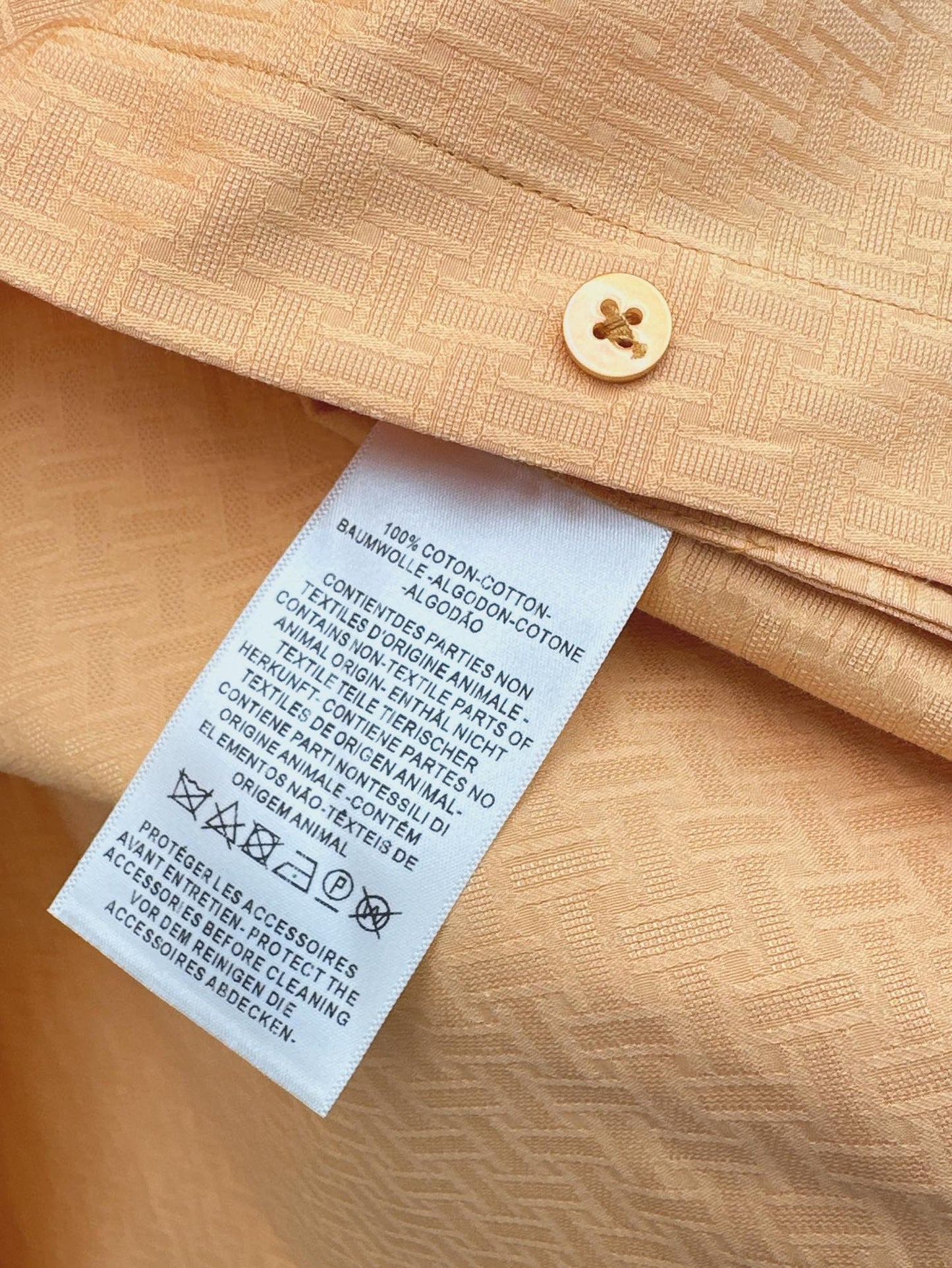 h 25ss jacquard buttons shirt