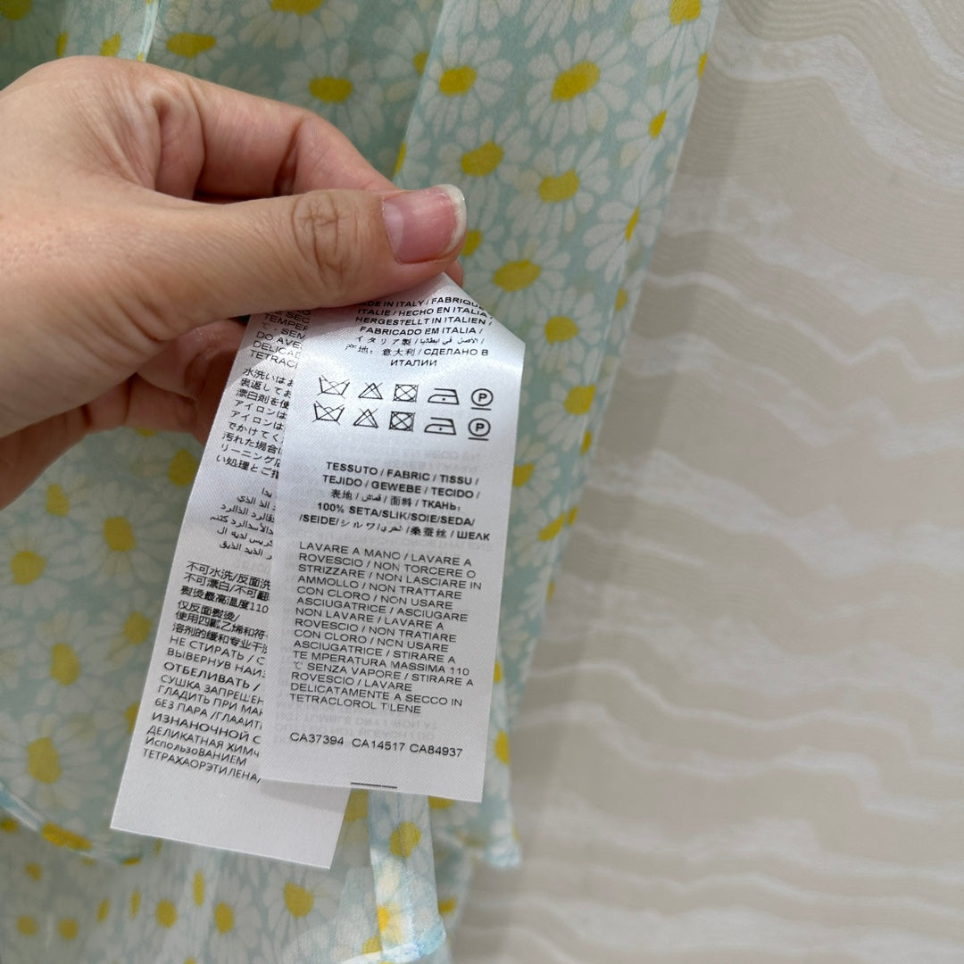 g 25ss silk buttons shirt