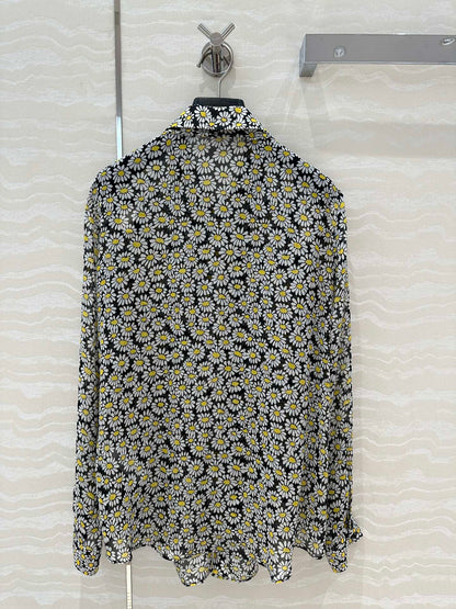 g 25ss silk buttons shirt