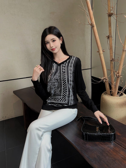 H 25ss knitted sweater