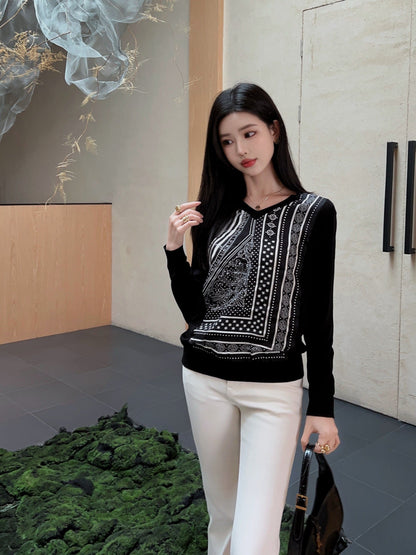 H 25ss knitted sweater