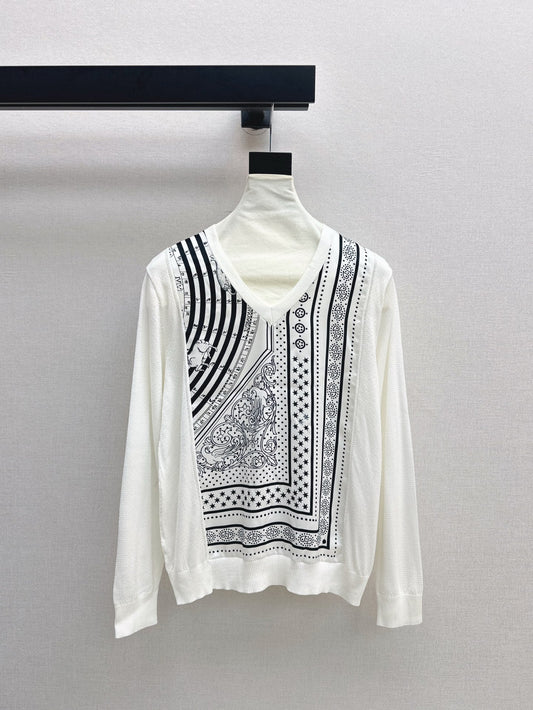 H 25ss knitted sweater