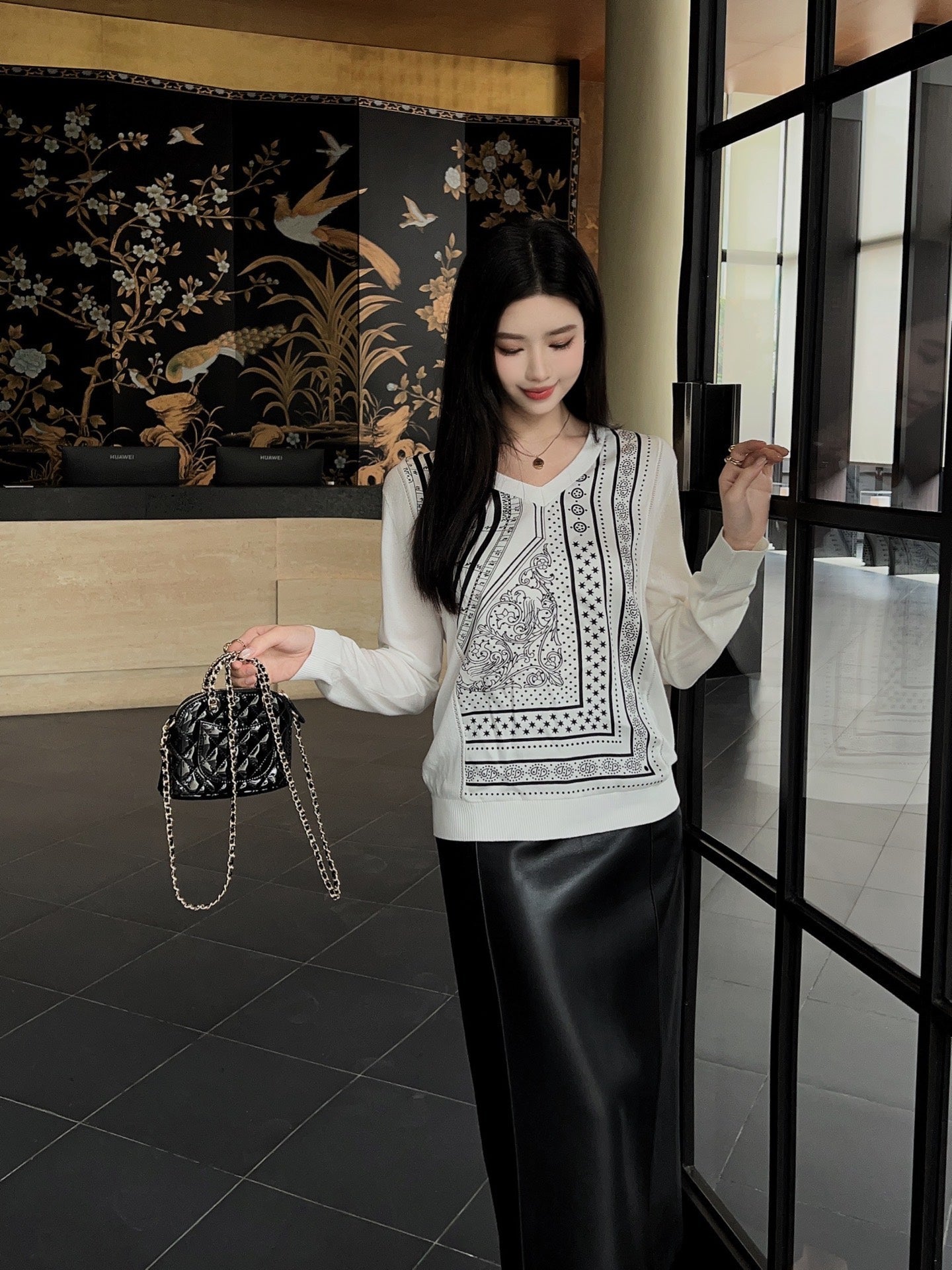 H 25ss knitted sweater