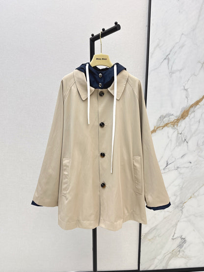 M 25ss reversible trench coat