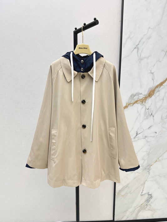 M 25ss reversible trench coat