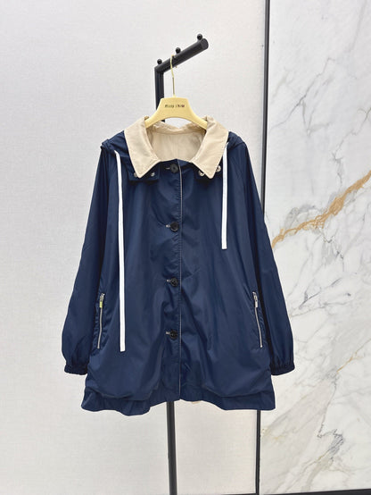 M 25ss reversible trench coat