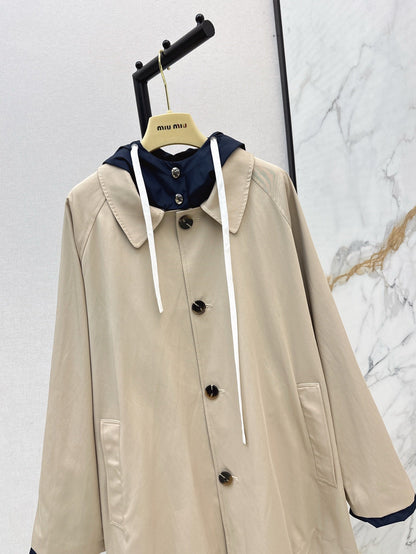 M 25ss reversible trench coat