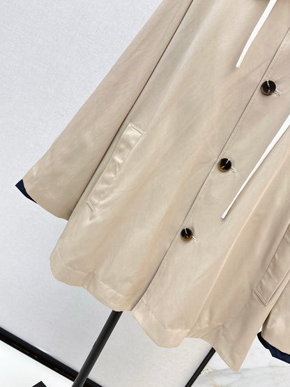 M 25ss reversible trench coat