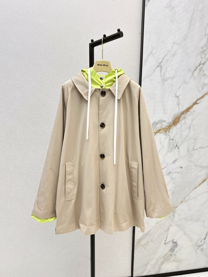 M 25ss reversible trench coat