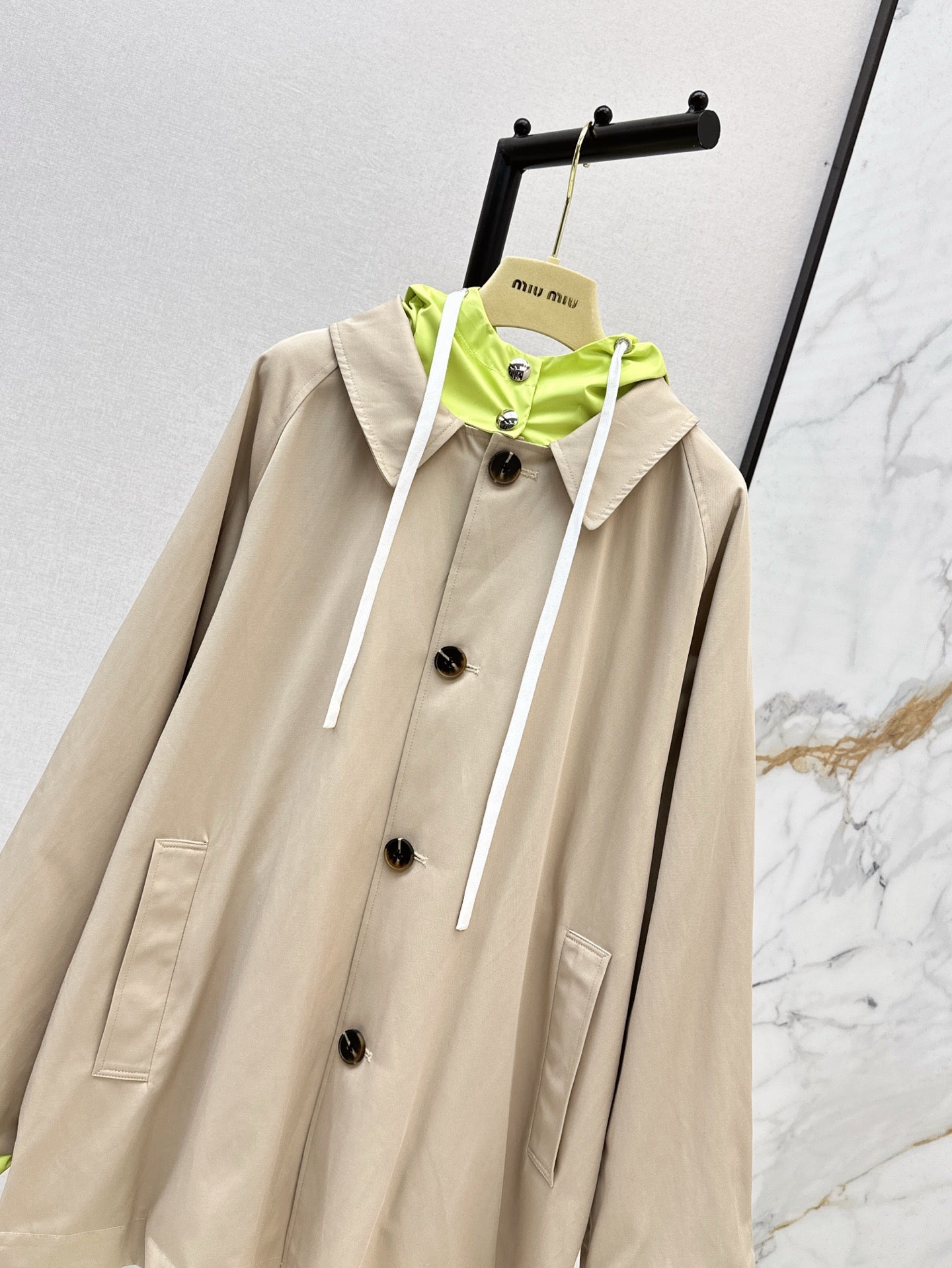 M 25ss reversible trench coat