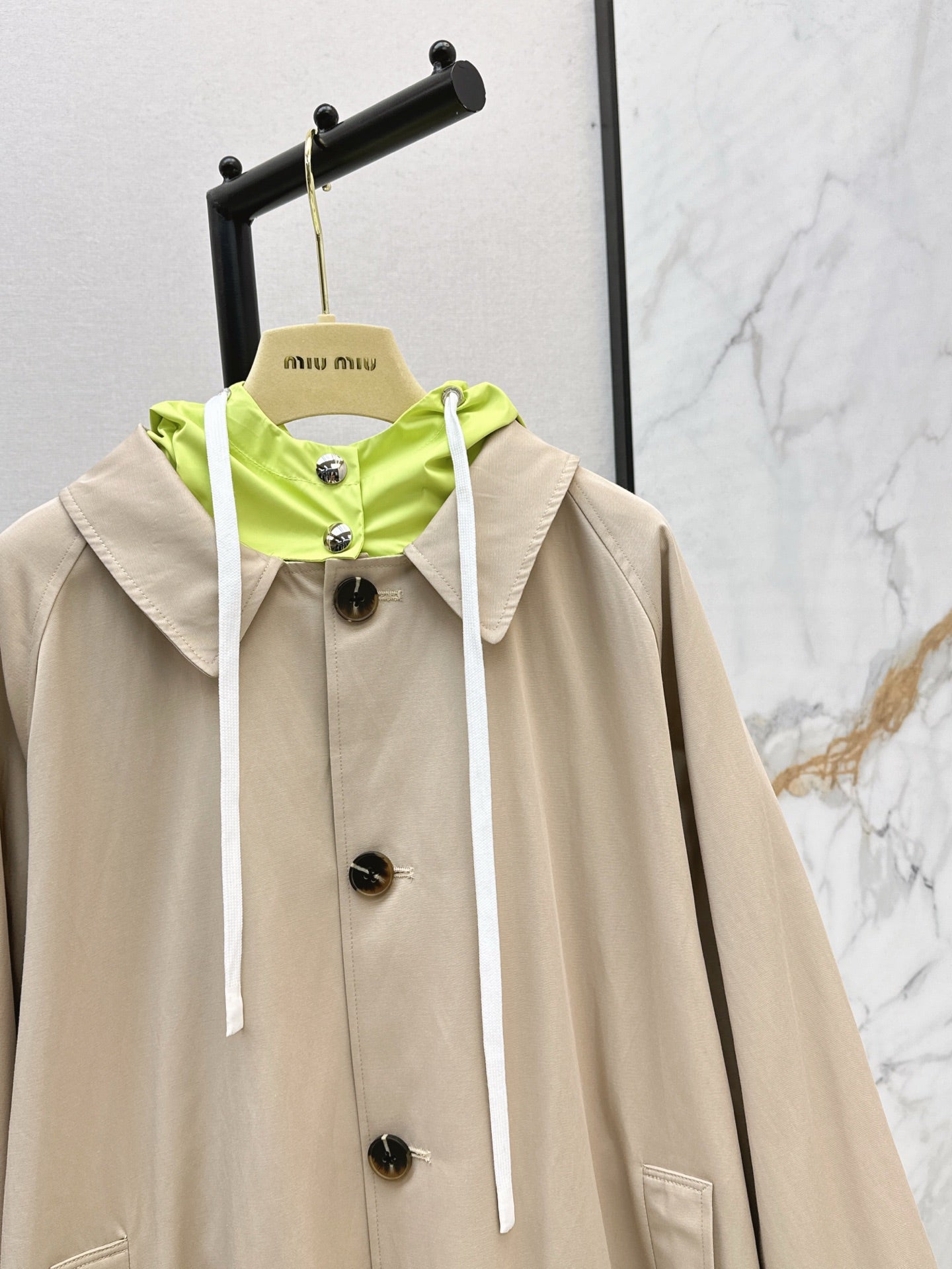 M 25ss reversible trench coat