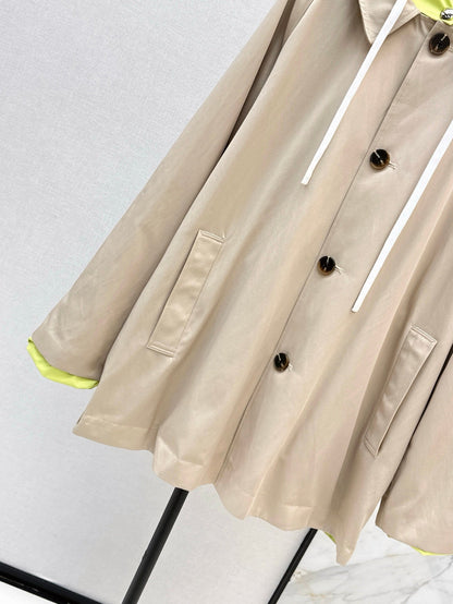 M 25ss reversible trench coat