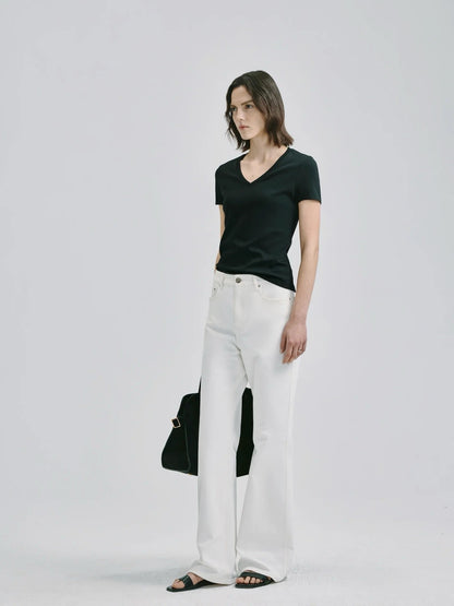 r 25ss v neck t-shirt