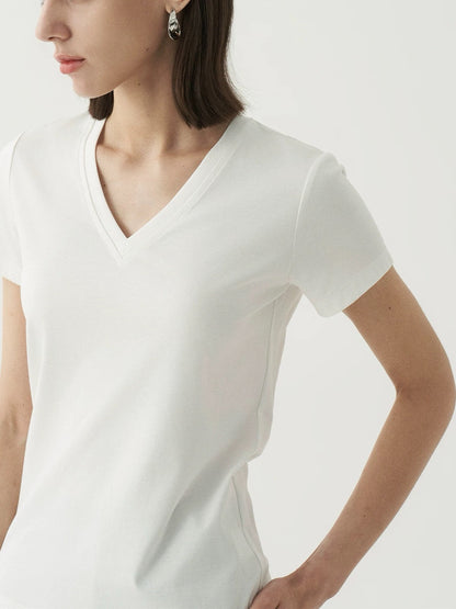 r 25ss v neck t-shirt