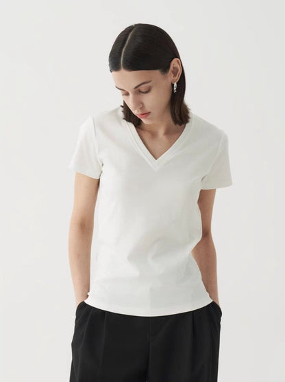 r 25ss v neck t-shirt