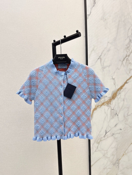 25ss knitted buttons shirt