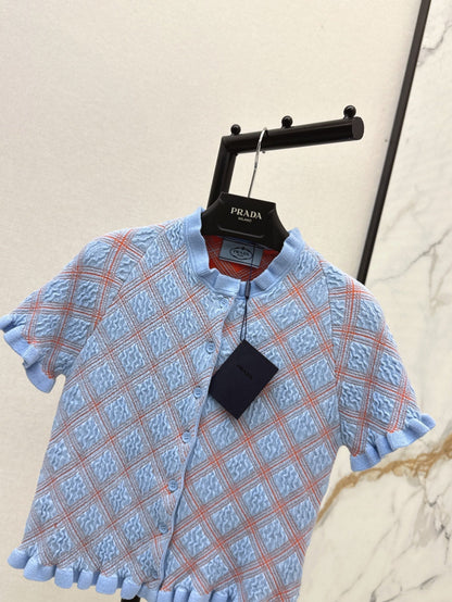 25ss knitted buttons shirt