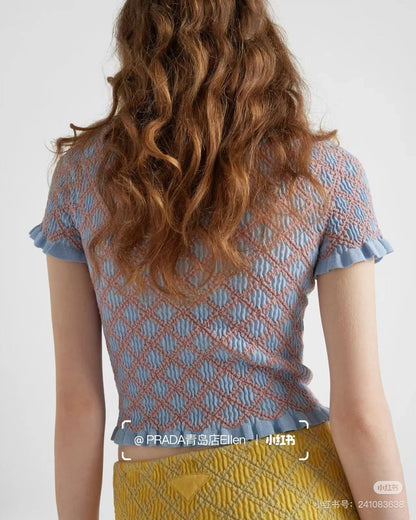 25ss knitted buttons shirt