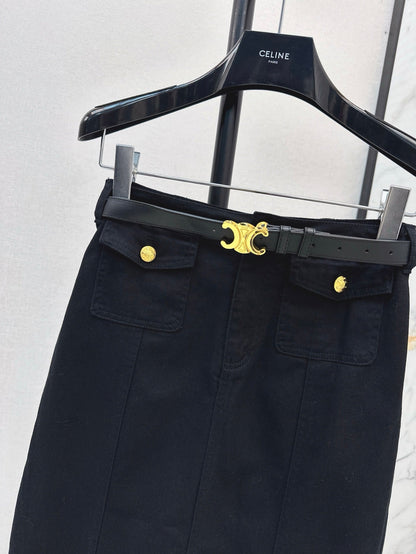 25ss denim skirt