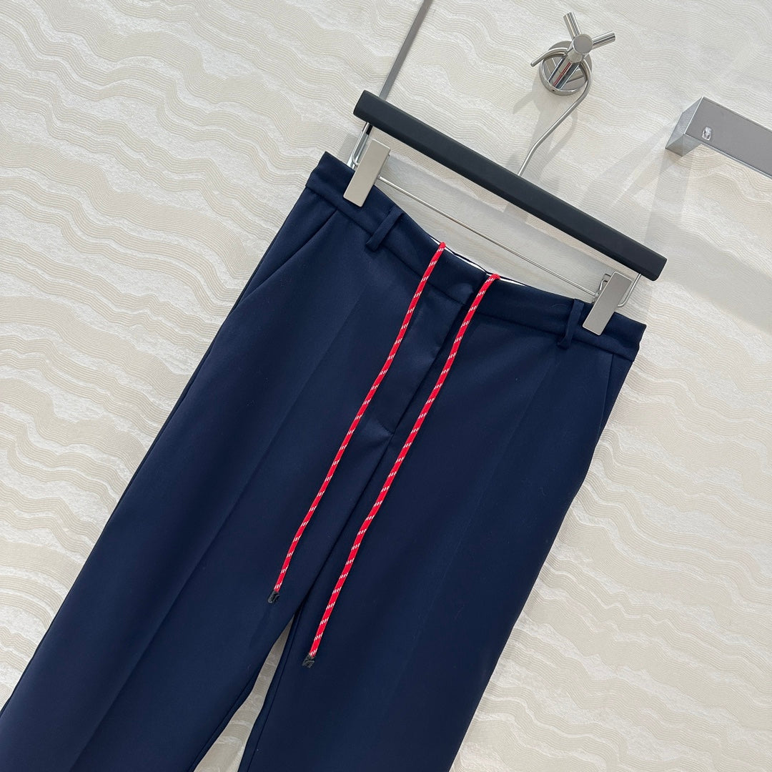 m 25ss drawstring suit pants