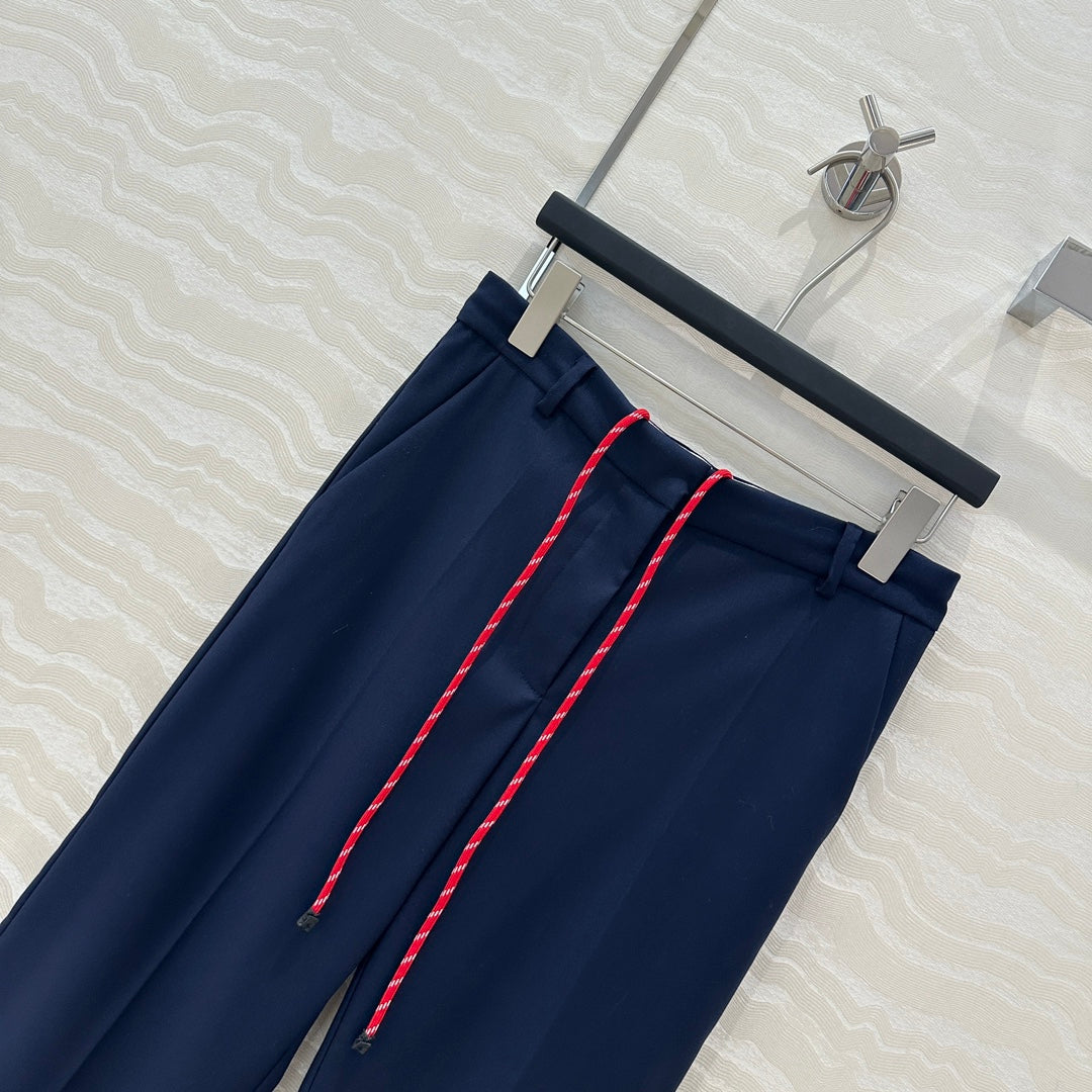 m 25ss drawstring suit pants