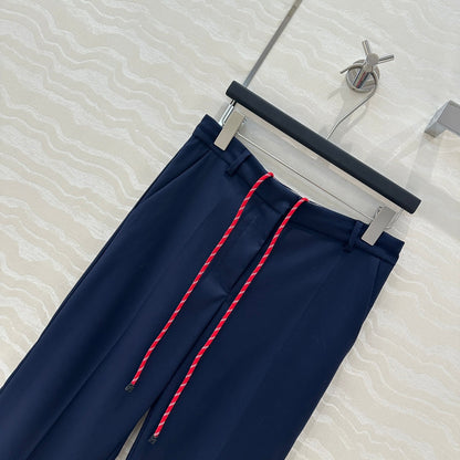 m 25ss drawstring suit pants