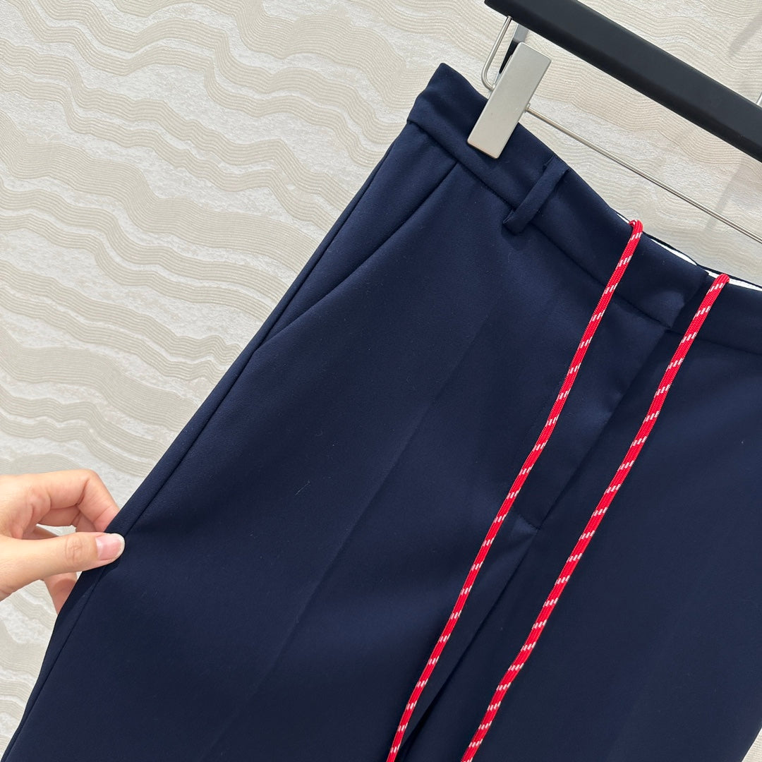 m 25ss drawstring suit pants