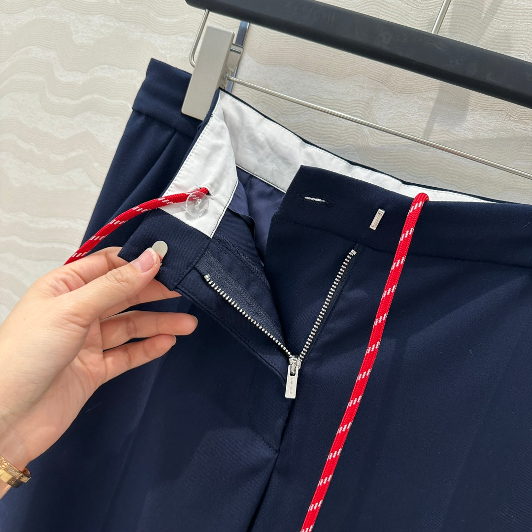 m 25ss drawstring suit pants