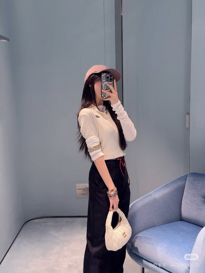 m 25ss drawstring suit pants