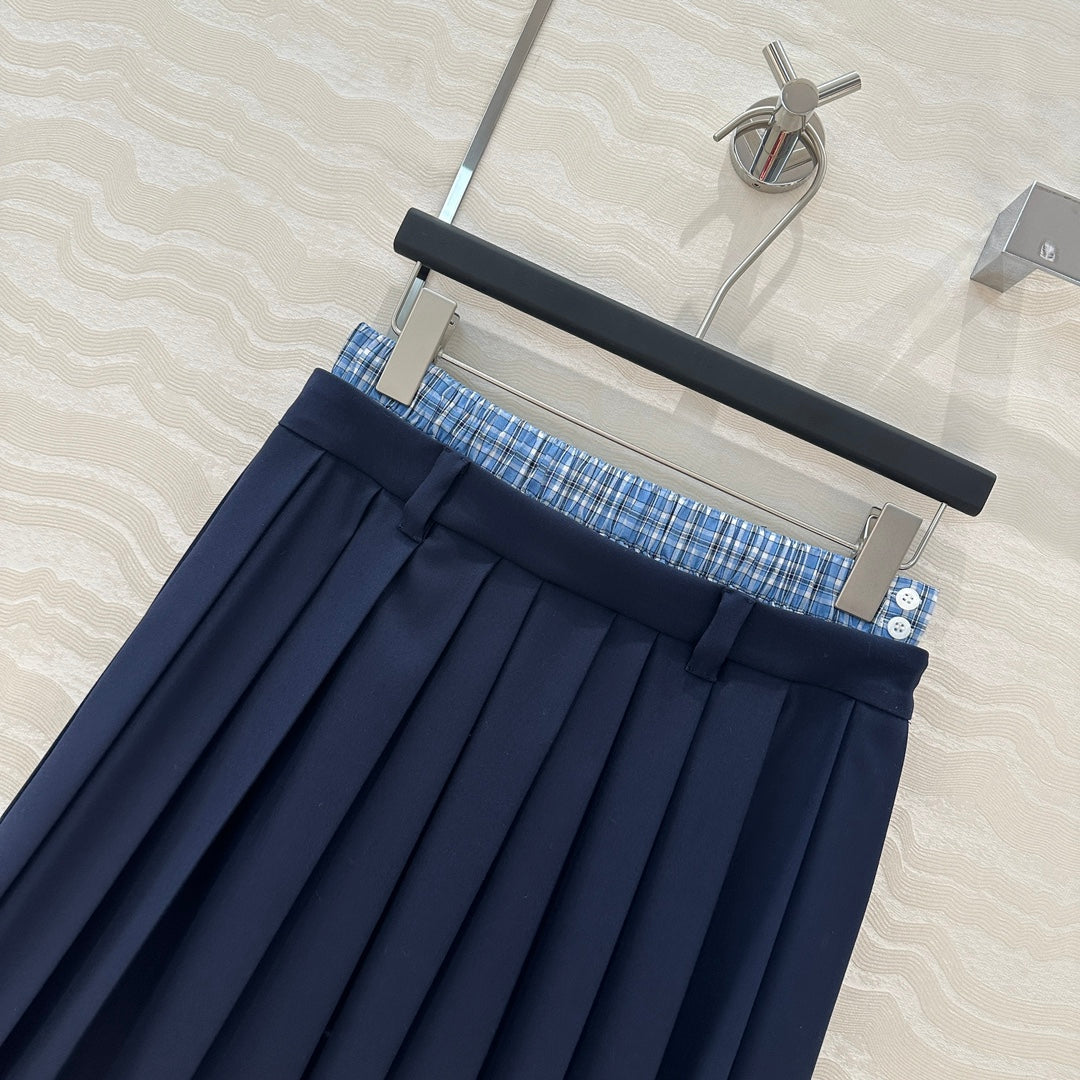M 25SS pleated skirt