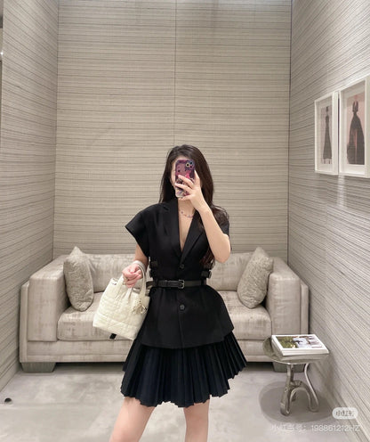 25ss sleeveless blazer