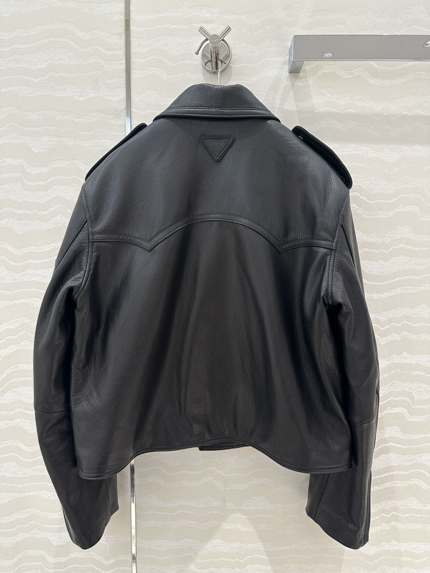 24fw leather jacket
