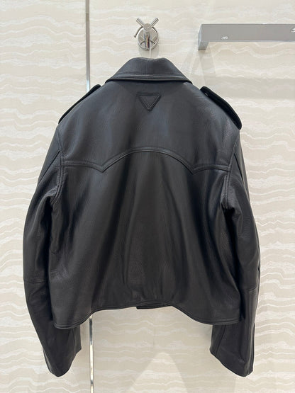 24fw leather jacket