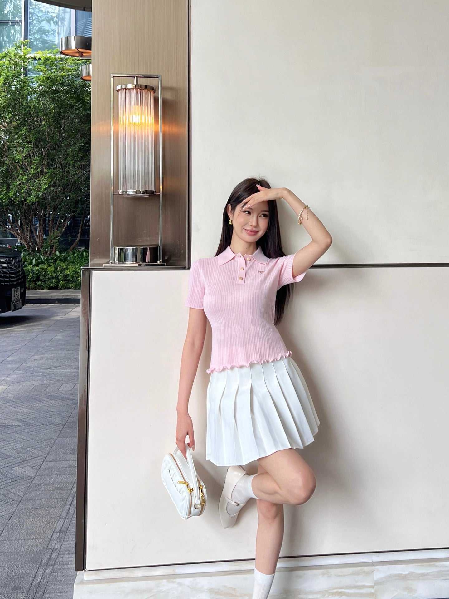 25ss knitted polo shirt