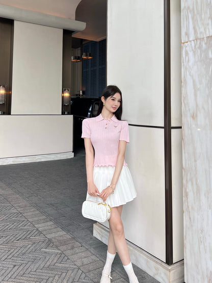 25ss knitted polo shirt