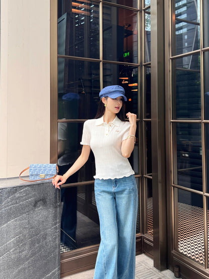 25ss knitted polo shirt