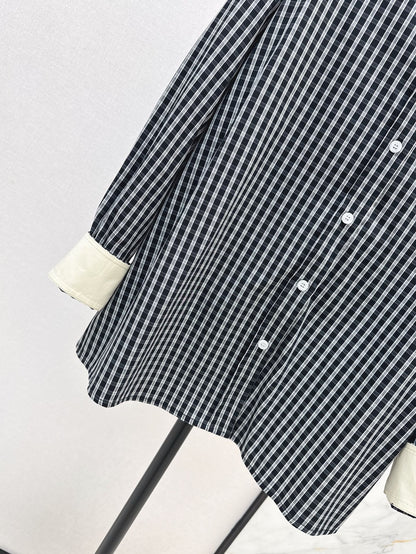 P 25ss loose fit buttons shirt