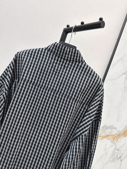 P 25ss loose fit buttons shirt