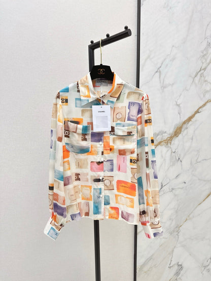 25ss silk buttons shirt