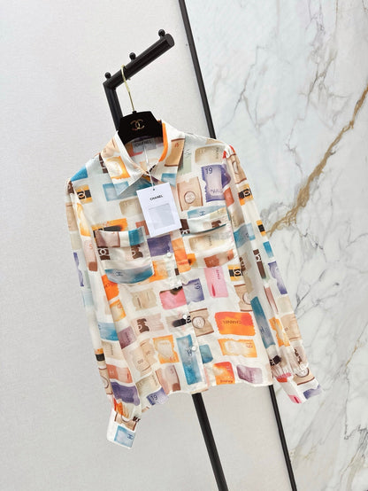 25ss silk buttons shirt