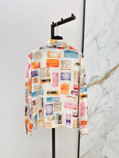 25ss silk buttons shirt