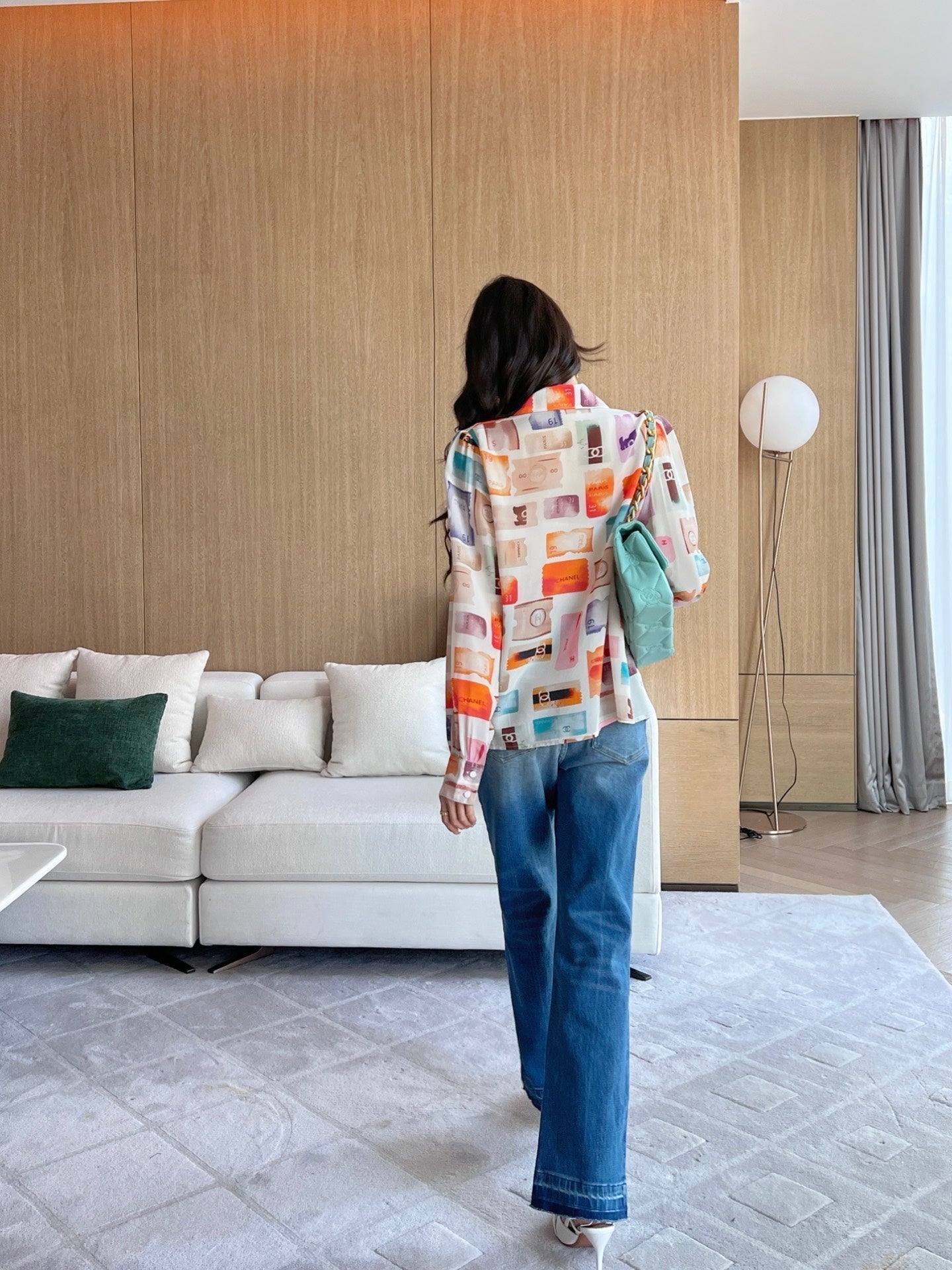 25ss silk buttons shirt