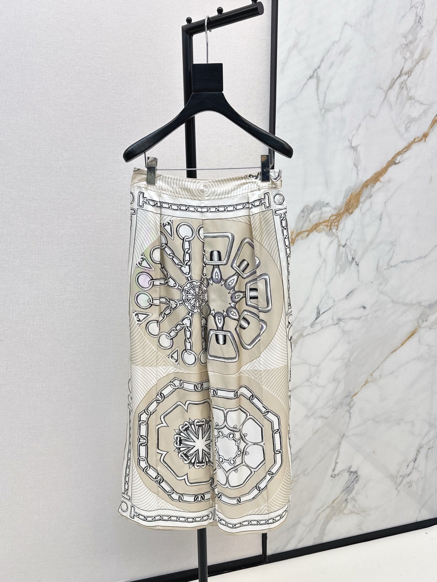 25ss silk wide leg pants