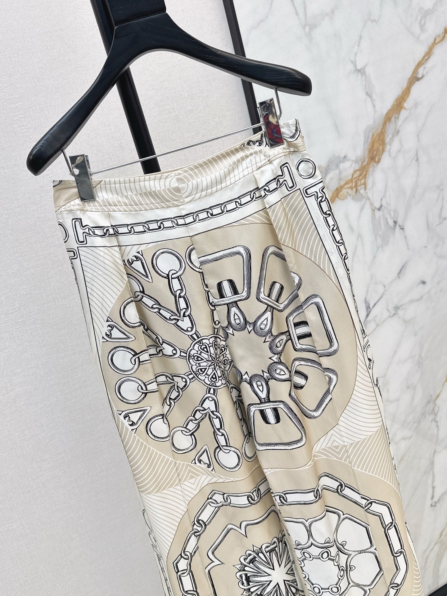 25ss silk wide leg pants