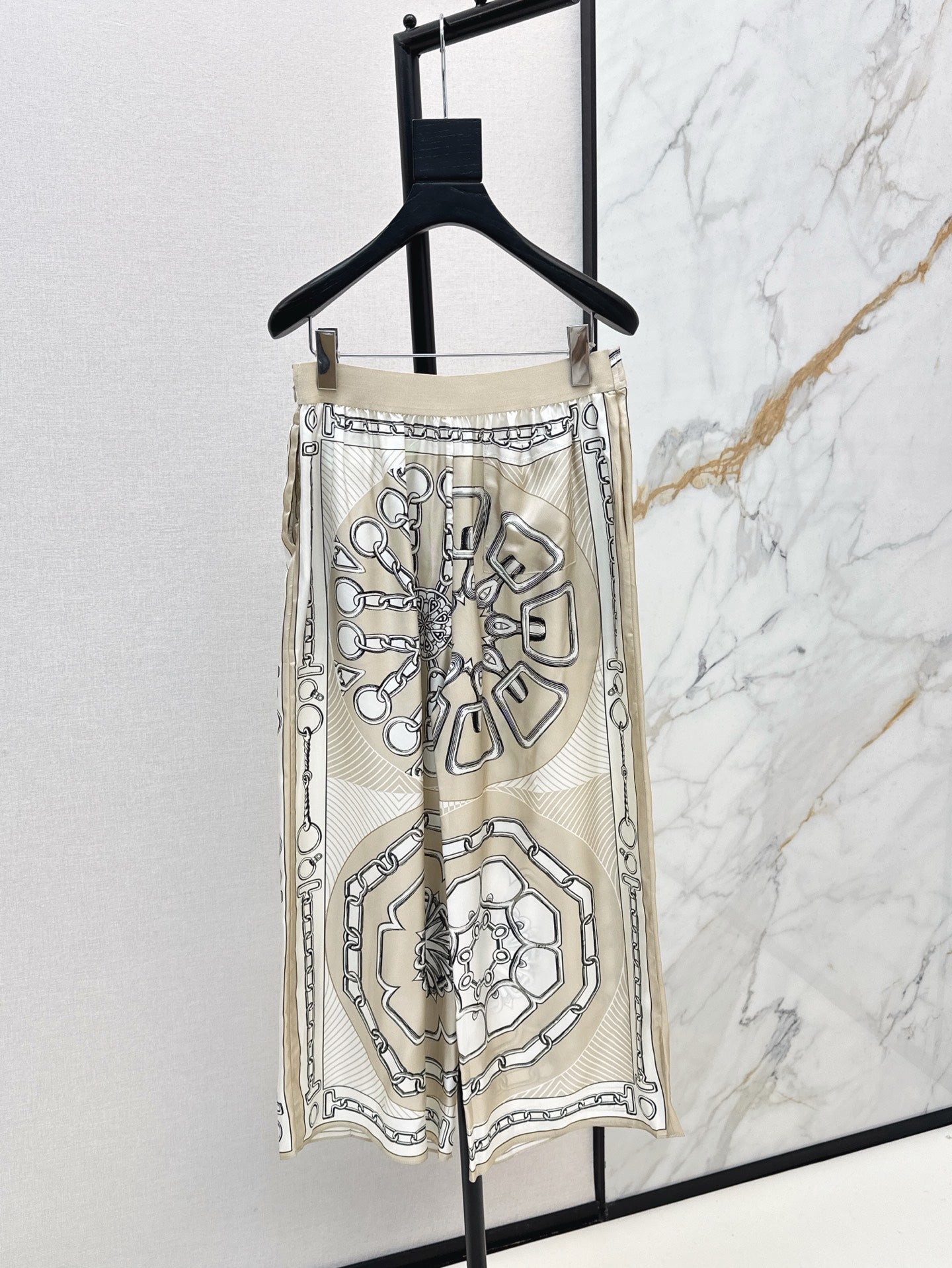 25ss silk wide leg pants