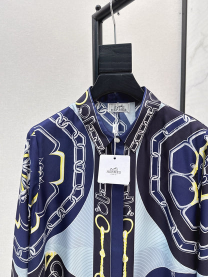 25ss silk buttons shirt