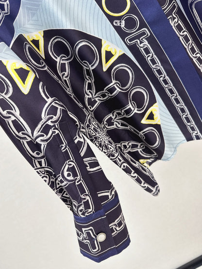 25ss silk buttons shirt