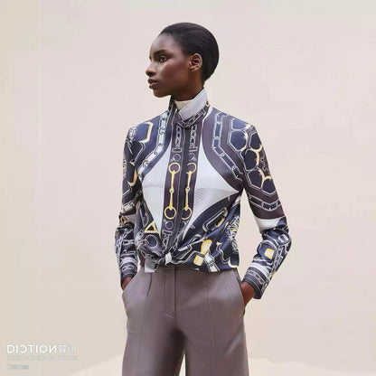 25ss silk buttons shirt