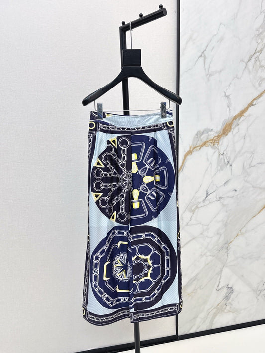 25ss silk wide leg pants